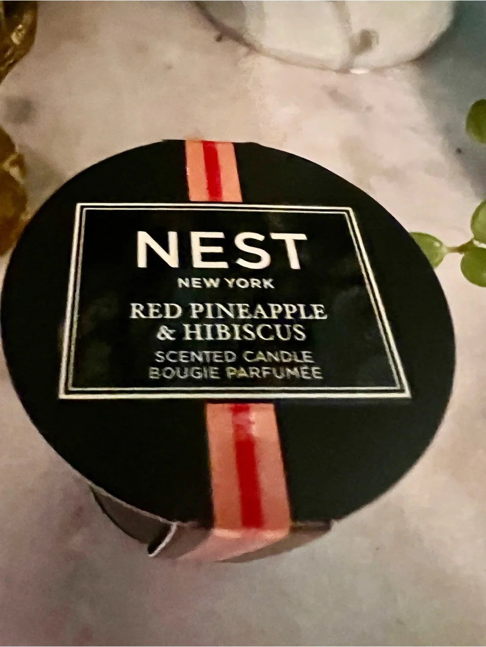 NEST  Red Pineapple/Hibiscus Candle .95oz